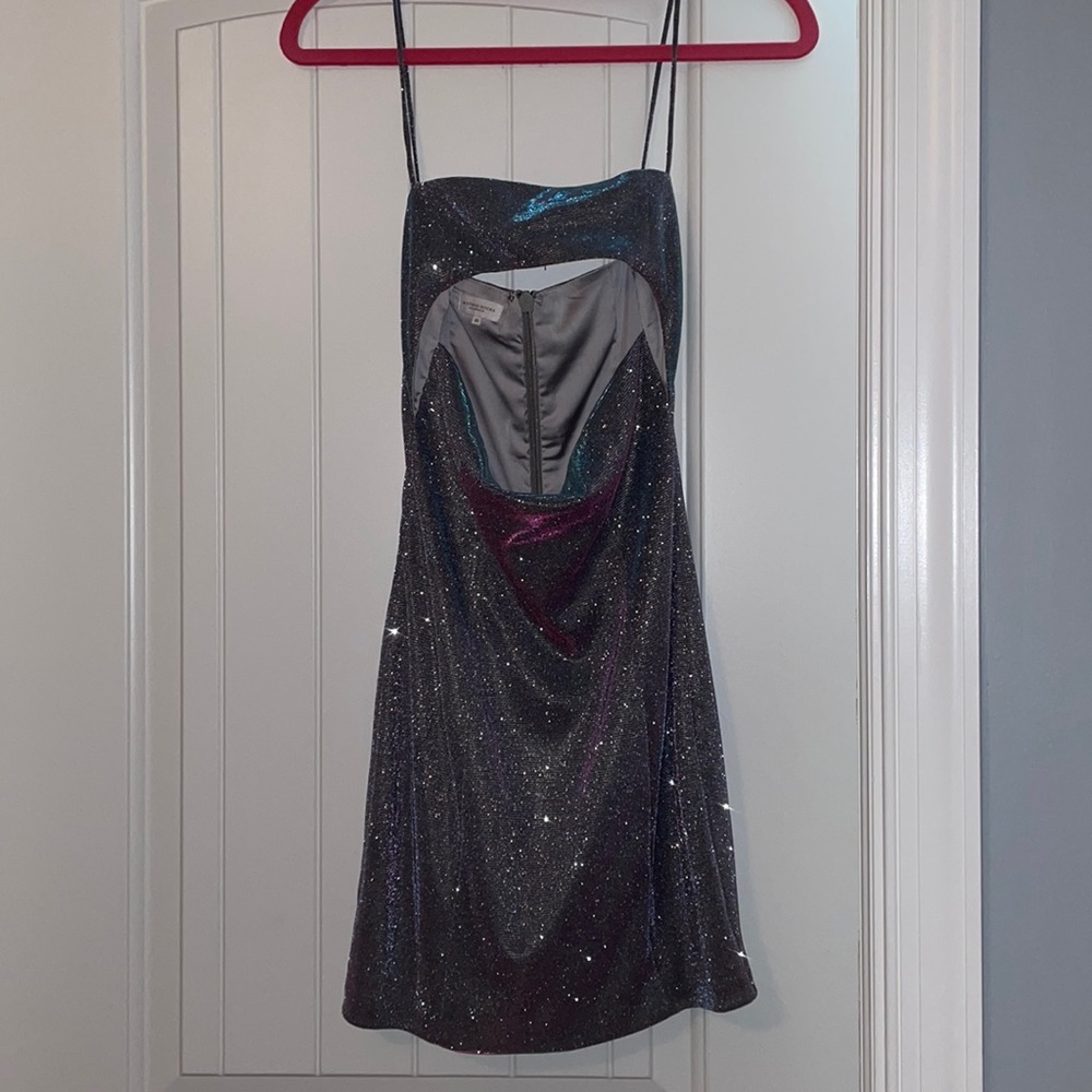 Metallic Mistress Rocks Mini Dress - Picture 3 of 4